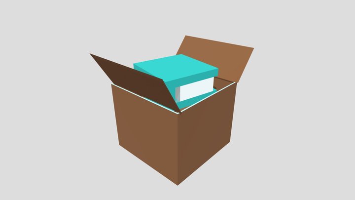 LIVRE DANS UN CARTOON 3D Model