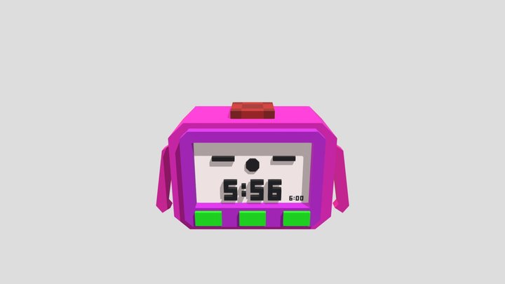 Живые часы 3D Model