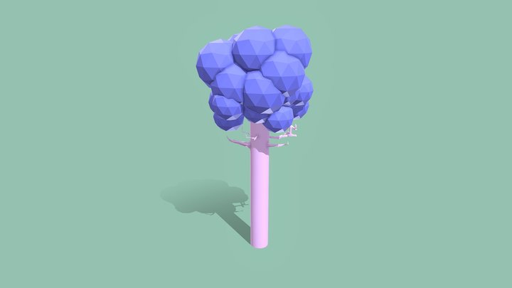 A magic tree 3D Model