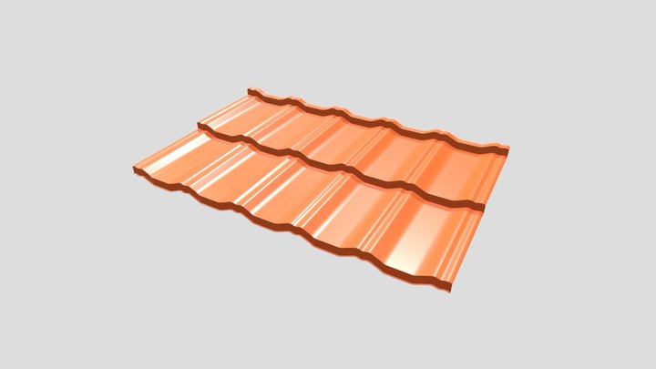 Steel roof Kvinta Uno 3D Model