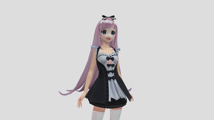 Fujiwara Chika 3D Model