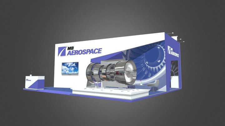 MB Areospace Stand Visual 3D Model
