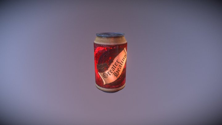 Potion of Greater Healing 3D Model
