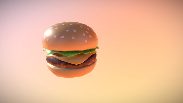 Burger 3D Model