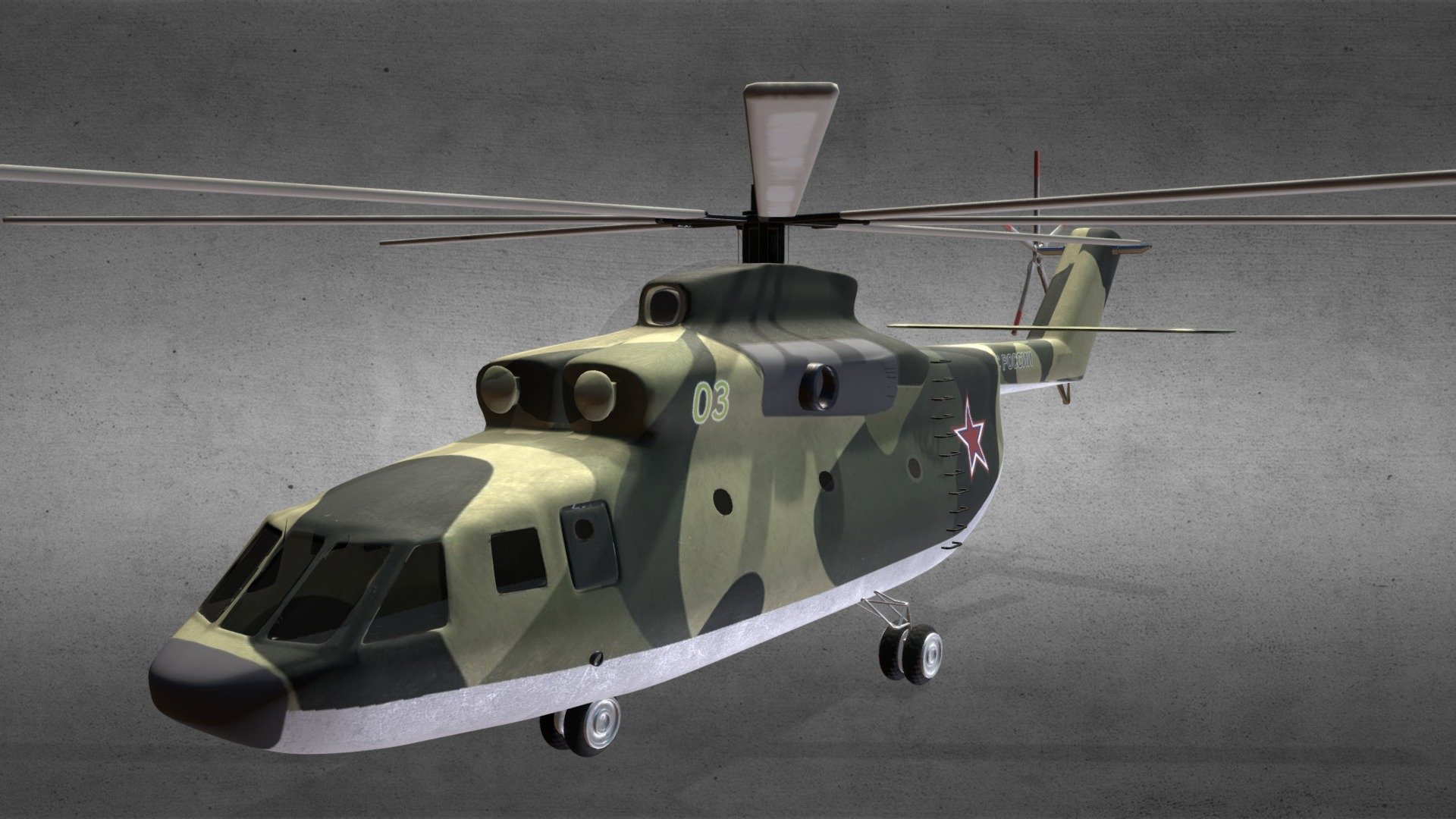 Helicóptero MI-26 HALO