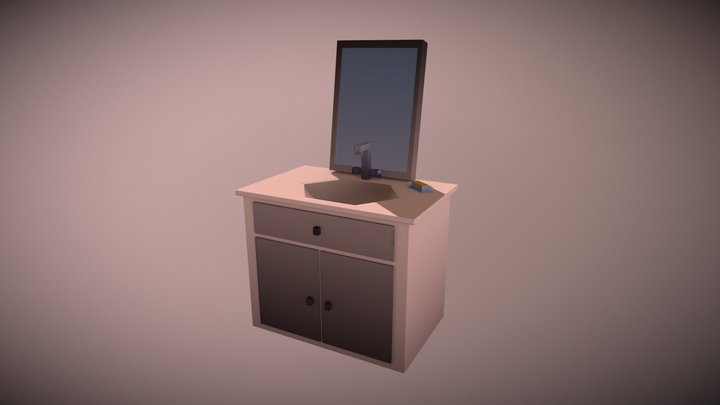 #28 Vanity ~ Household Props Challenge 3D Model