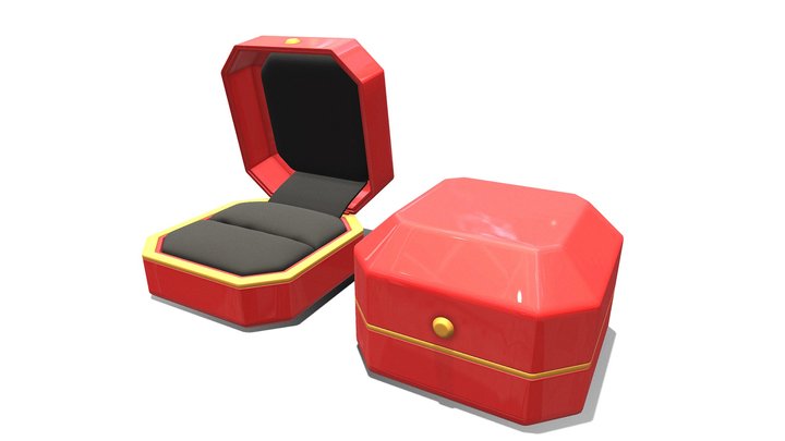Ring box 3D Model