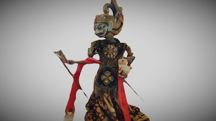 Wayang Golek - Gatotkaca 3D Model