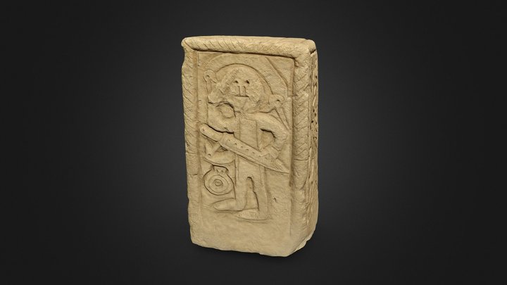 Early medieval tombstone, Niederdollendorf 3D Model