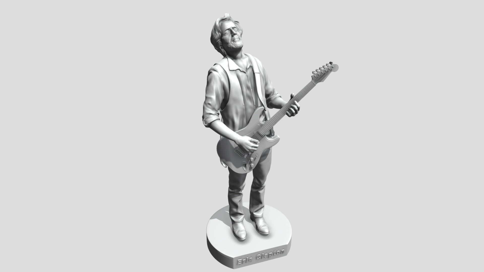 eric clapton 3d printing - 3D model by ronnie_yonk (@ronnie_yonk
