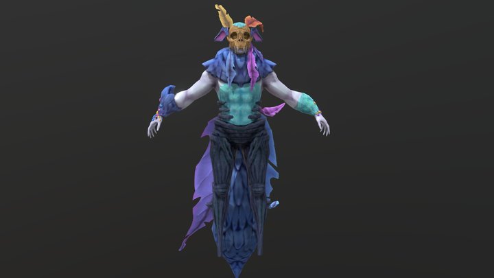 Stylized Fantasy Character 3D Model