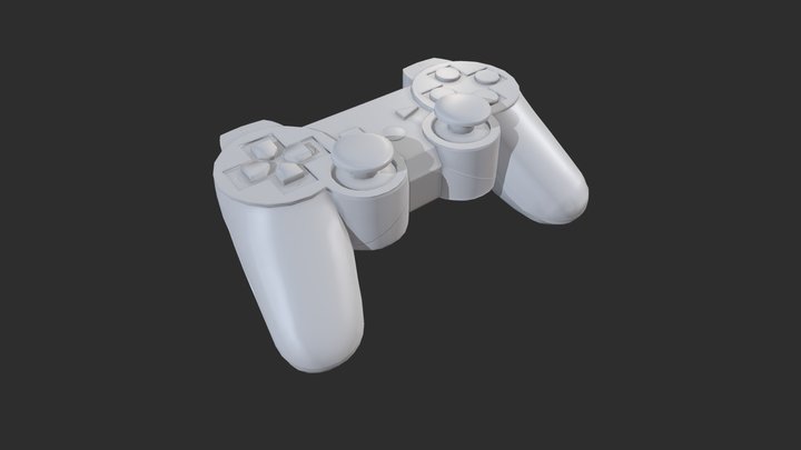 PS3 Controller 3D Model