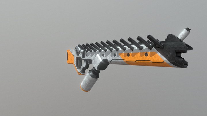 District 9 Assault Rifle Model 3D Model