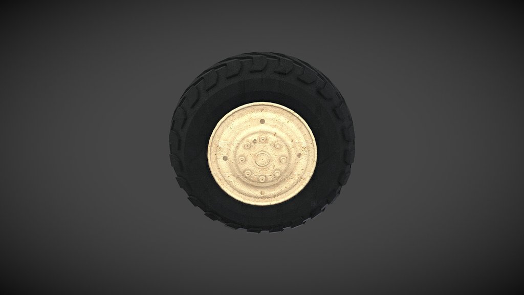 Massey Ferguson tractor 241 DI Rear Wheel