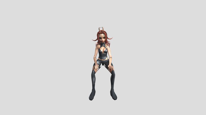 Sitting Thumbs Up 3D Model
