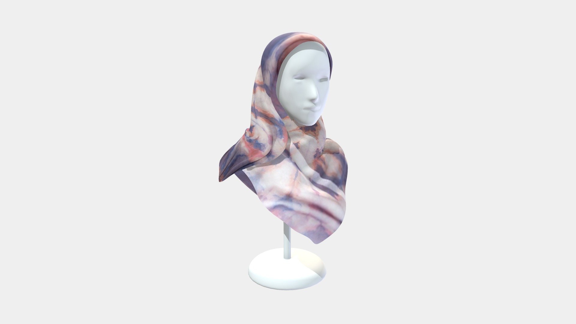 TIE DYE CHIFFON SHAWL 2