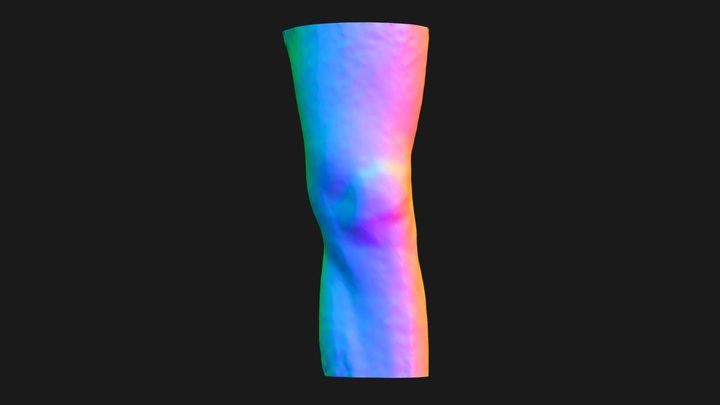 Knee 3d Scan iPhone 13 TrueDepth - Self Scan