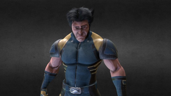 Wolverine - Without mask - WIP 3D Model