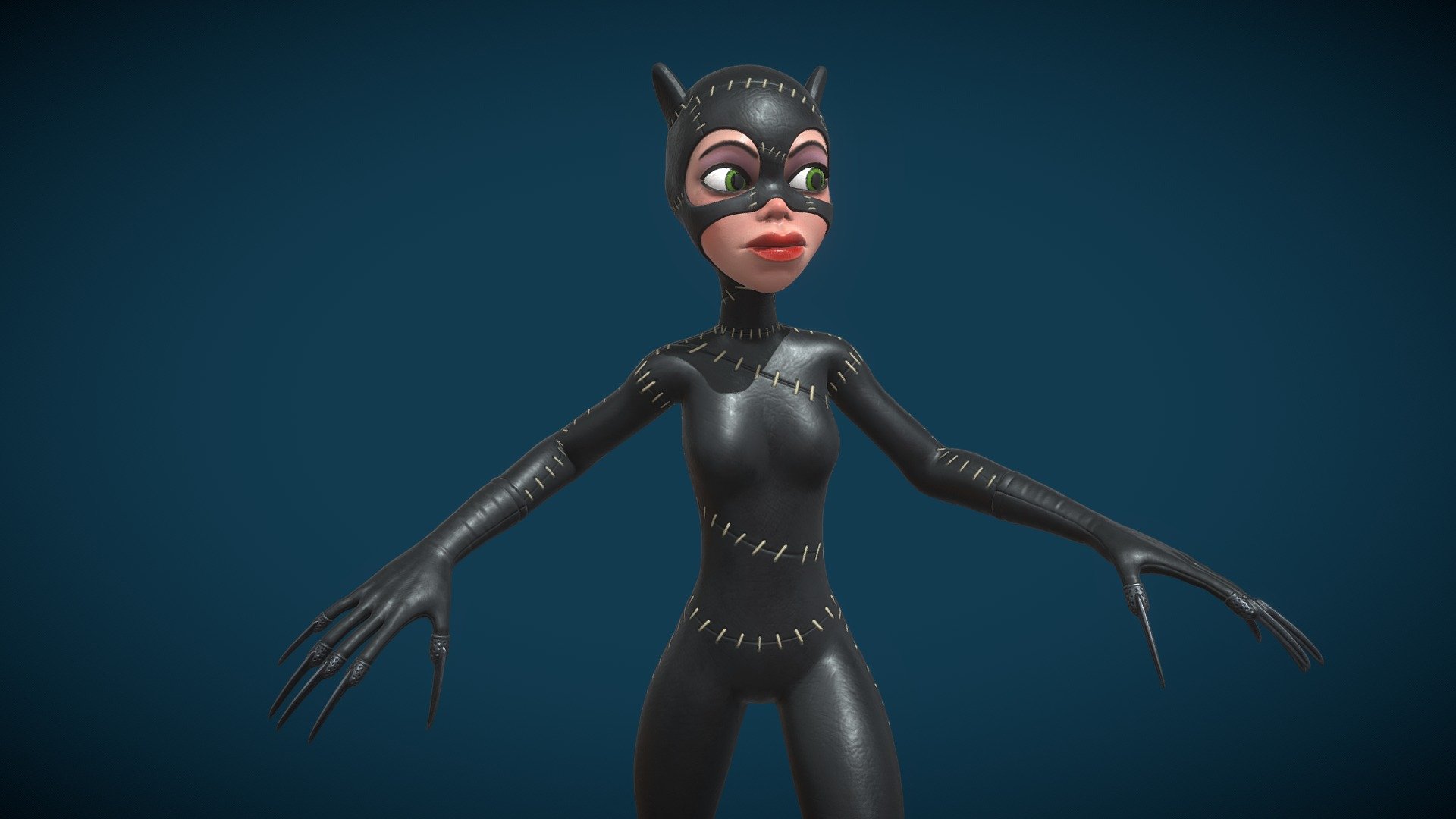 Cat Female Download Free 3d Model By Emelyarules [82b5e20] Sketchfab