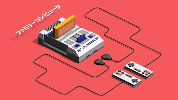 Famicom Nostalgia 3D Model