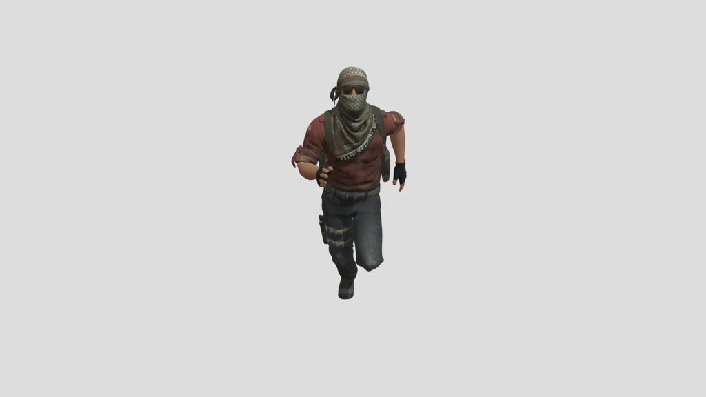 CS2 Running Terrorist