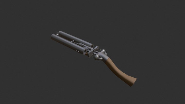 Shotgun 3D Model
