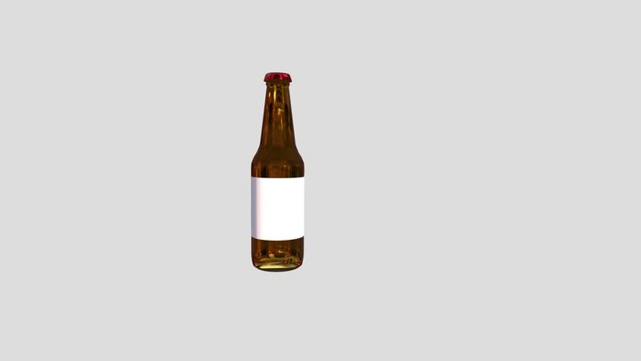 Beer bottle 3D Model