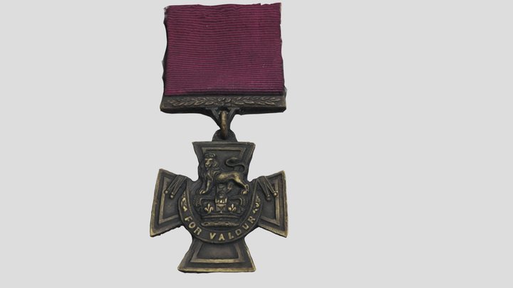 Medal: Victoria Cross (VC) - Front 3D Model