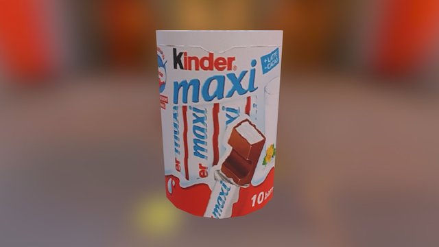 Kinder Cards 3D model