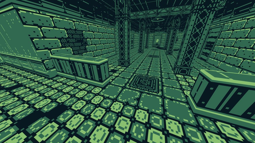 Low Poly Game Level