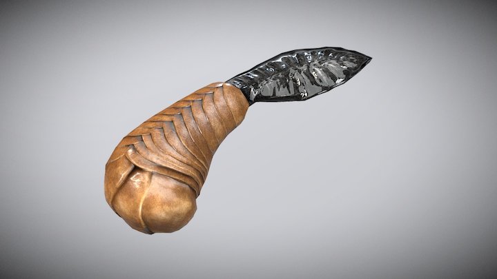 Obsidian Knife 3D Model