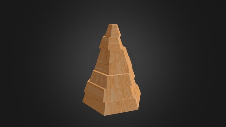 Pirâmide Hexagonal 3D Model