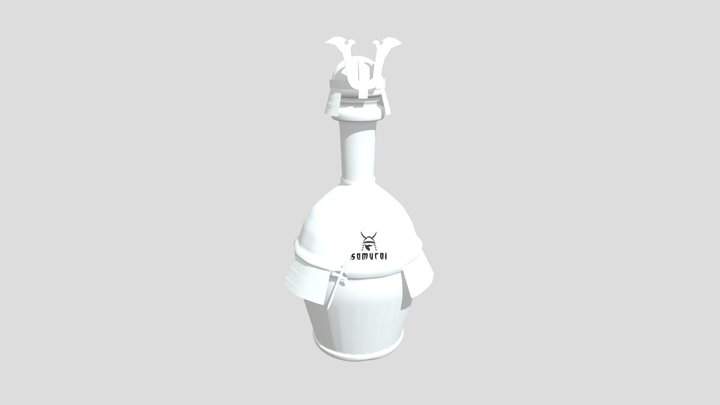 Samurai Bottle - Product Design 3D Model