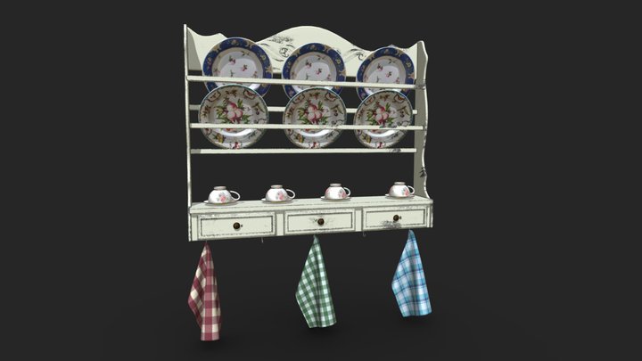 Plate-rack 3D models - Sketchfab