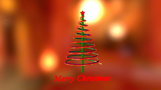 Merry Christmas 3D Model