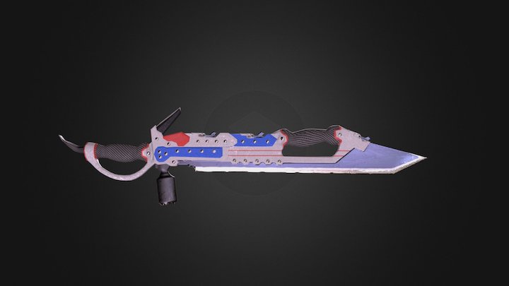 Hammer Sword 3D Model