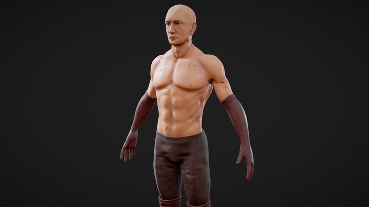 Morten the Hunter 3D Model