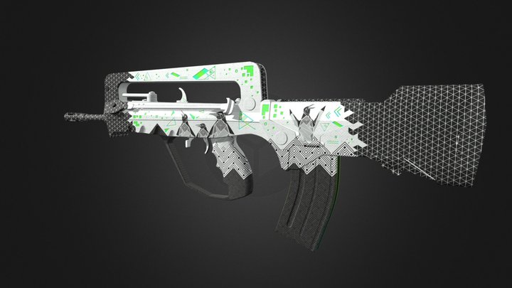 famas HOARFROST 3D Model