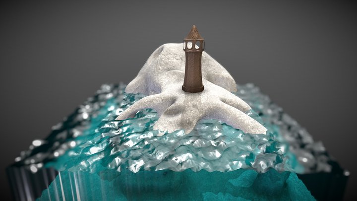 маяк 3D Model
