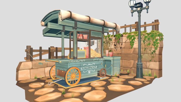 wagon 3D Model