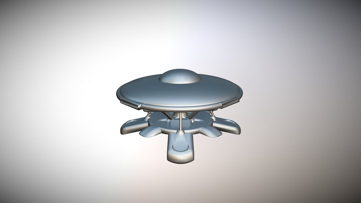 Futurian UFO 3D Model