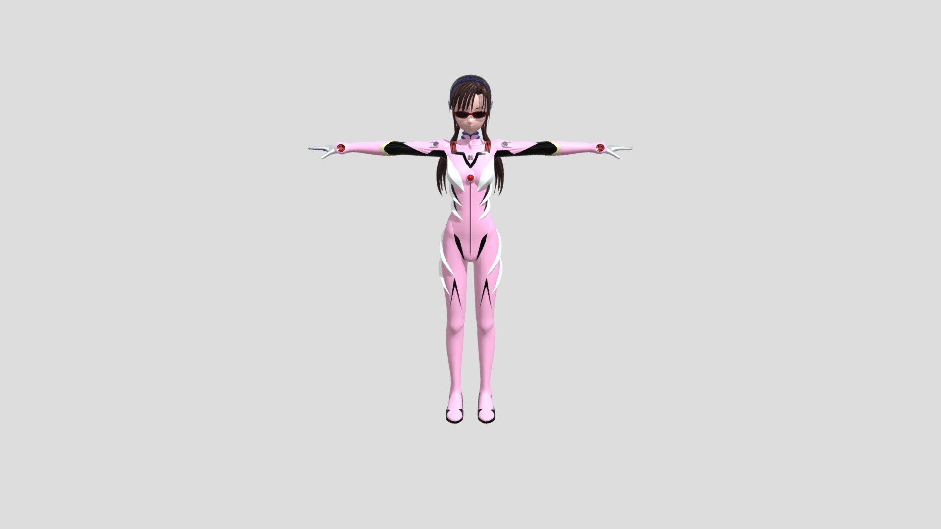 EVANGELION MARI (RIGGED, UPDATED)