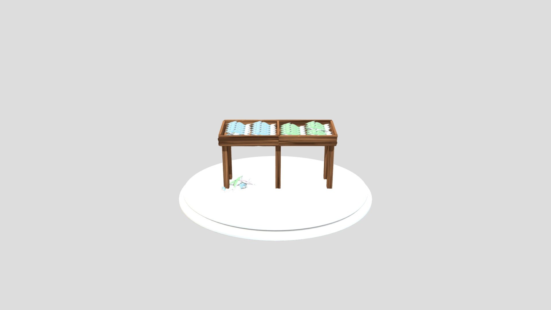 Fish Table - 3D model by thatkidwillgo2 [82bd230] - Sketchfab