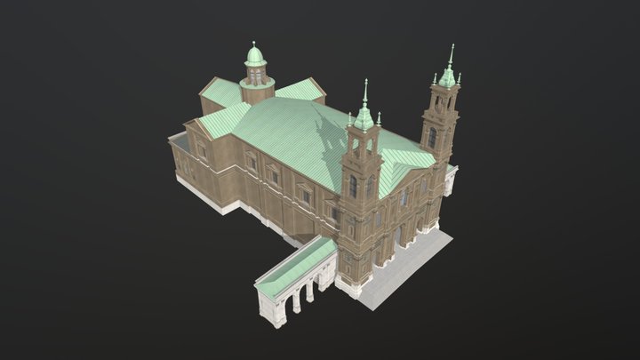 Kościół Rzymskokatolicki pw. Wszystkich Świętych 3D Model