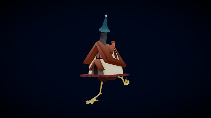 Hut of Baba Yaga 3D Model