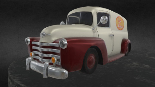 Old Chevy - Luigi Cakes 3D Model