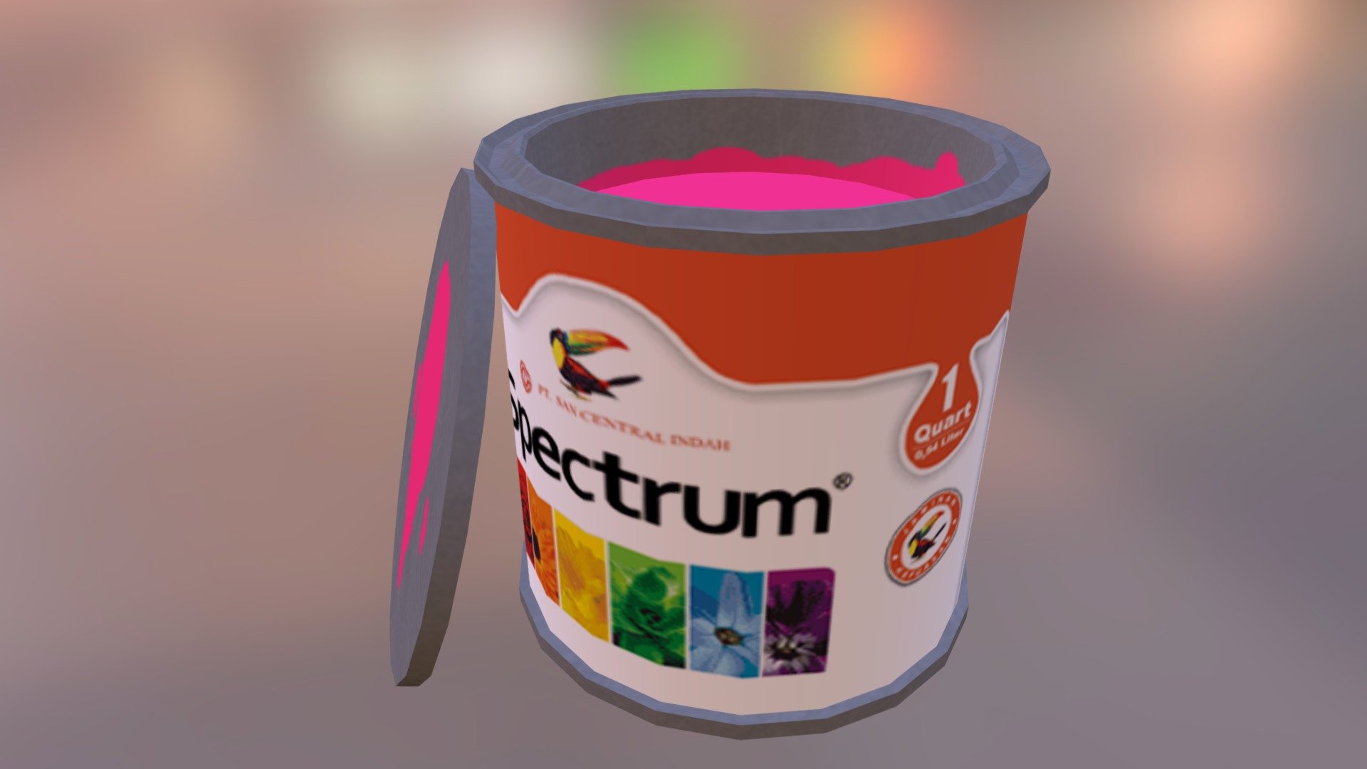 Paint Can - 3D model by MattAtPoly (@seatomg1) [82be89e] - Sketchfab