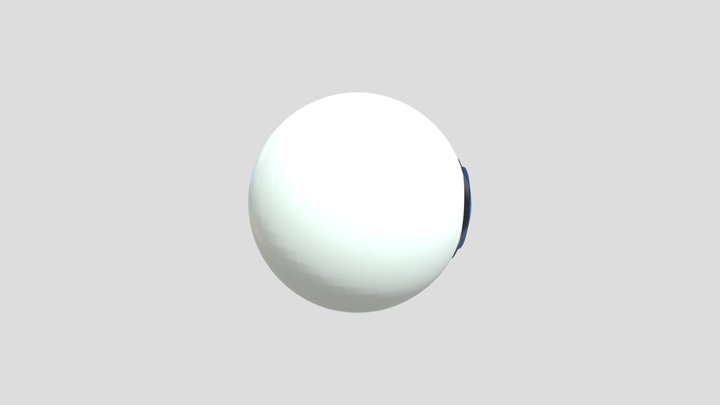 Human Eye blue 3D Model