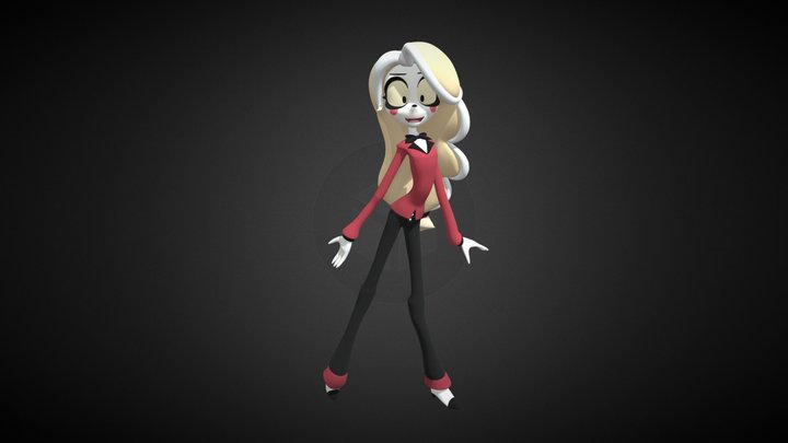 Charlie - Hazbin Hotel - Pilot Version 3D Model