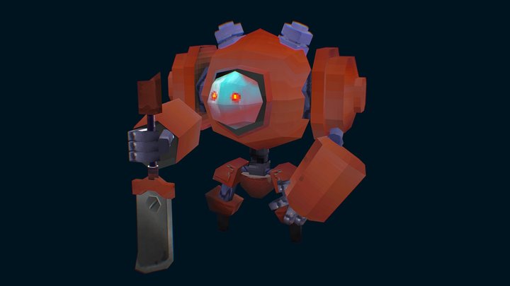Iron Guardian 3D Model